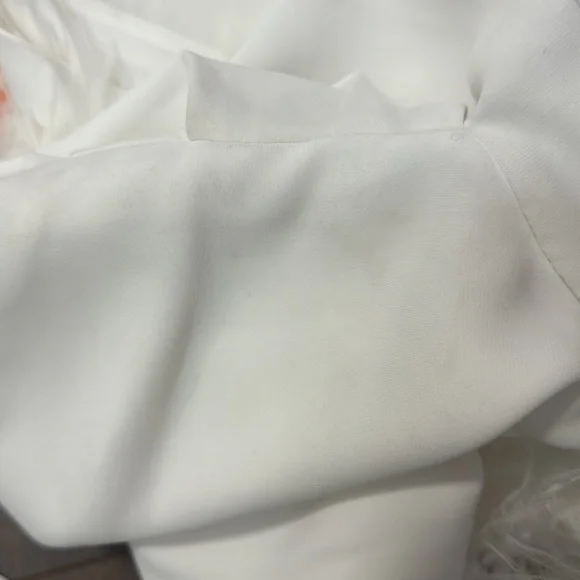 Amanda Uprichard Sullivan Feather-Trimmed Belted Minidress - Picture 13 of 14